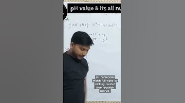 find the pH of 10-⁸M, HCl solution, watch full video by clicking created from @ashishcharles SHORT