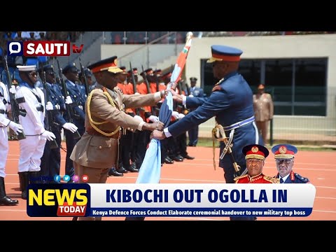CHANGE OF GUARD! Watch General Robert Kibochi hand over Military power to General Francis Ogolla