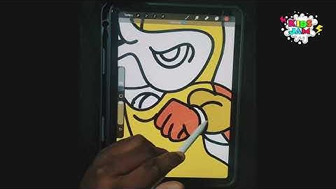 Drawing a Superhero Banana on iPad | Procreate Speed Art | Digital Illustration Tutorial