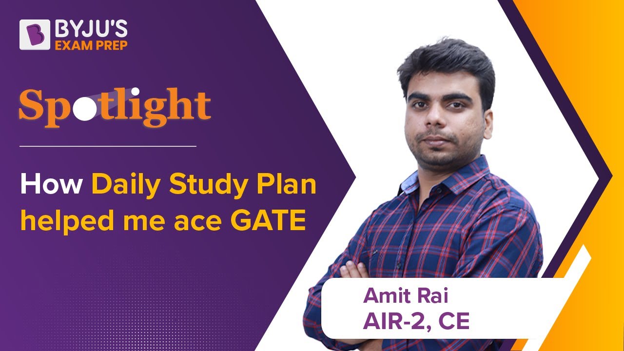 GATE CE 2022 Topper | AIR 2 | Amit Kumar Rai | Interview | BYJU'S Exam ...
