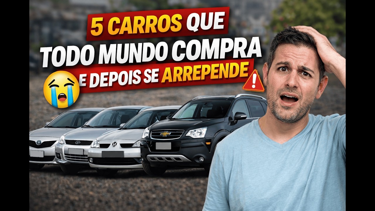 5 PIORES CARROS PARA VOCÊ TER (O ÚLTIMO MUITA GENTE COMPRA)