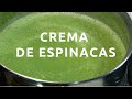 Crema de espinacas - Receta casera fácil