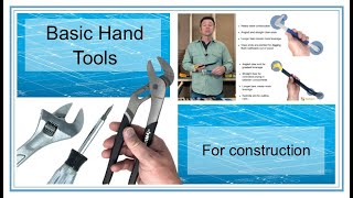 Basic Hand tools in Construction  Construction Fundamentals Lesson Series  Trades Training Video