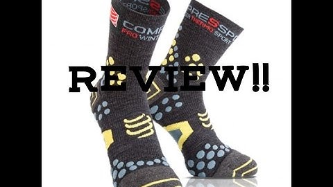compressport racing v2. 1 run high cut socks REVIEW!!
