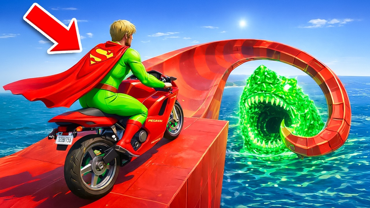 SUPERMAN Megaramp In GTA!🦸