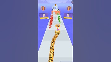 🐍 snake run race 3d gameplay 🥵🔥#gaming #gamer 😈