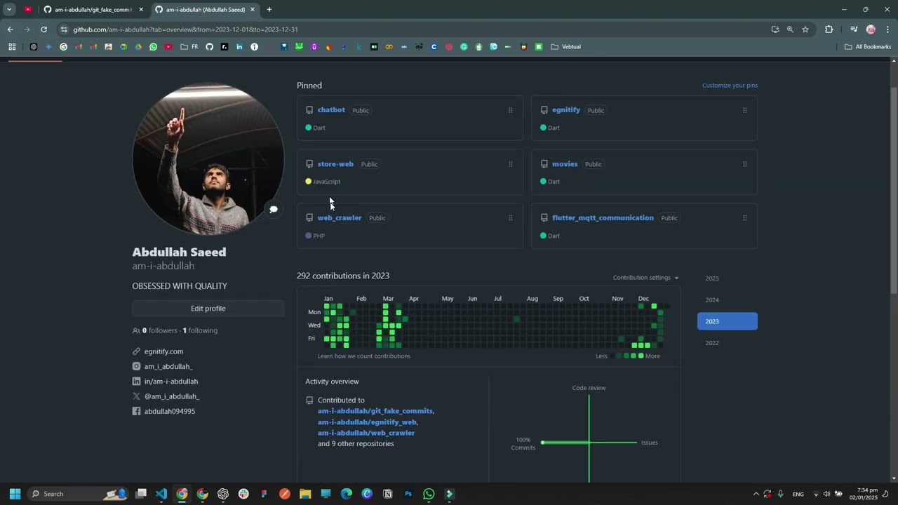 GitHub Fake Commits - Just for Fun! 😄 | Easy Python Script Tutorial