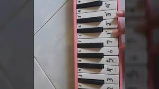 Not pianika "Gugur Bunga"