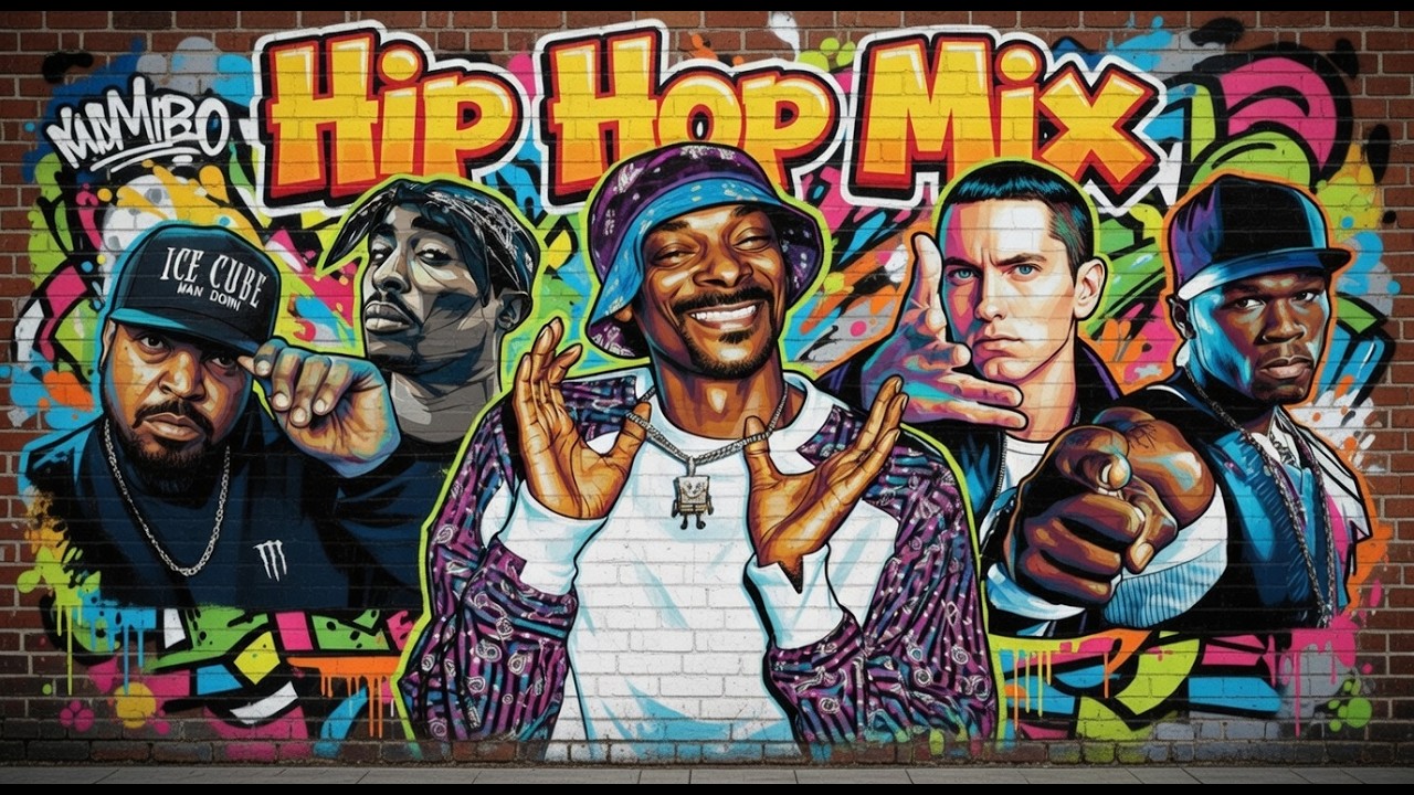 Eminem, Snoop Dogg, 50 Cent, Ice Cube, Dr.Dre,2Pac,Dre,Dmx - 90s Hip Hop Legends