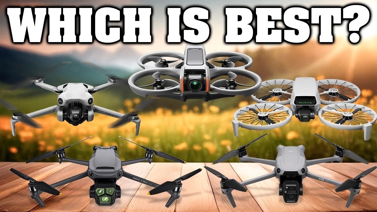 Top 5 Best DJI Drones in 2025 🔥 | Ultimate Buying Guide! - YouTube