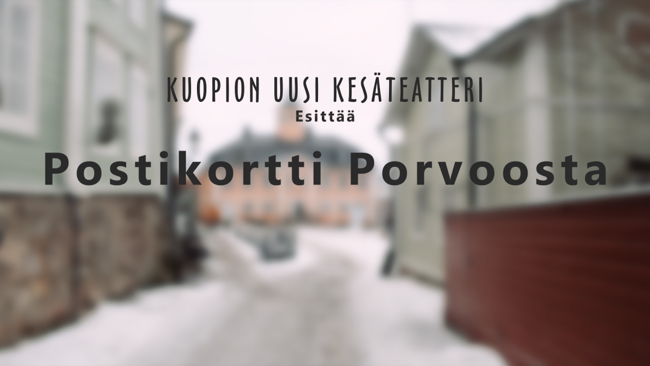 Katri Helenan postikortti Porvoosta