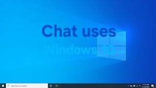chat uses windows 10 vm test