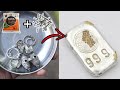 Extracting Silver Using Salt and Iron Nails | How to Refine Silver - Gold Smith Jack