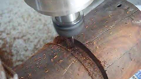 CNC router with rotary attachment