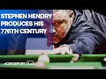 Watch: Stephen Hendry's FULL 776th career century break on his snooker return! | Gibraltar Open 2021