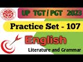 Practice set 107||English Literature and Grammar for Tgt Pht Pgt Lt grade DSSSB and Other Exam