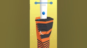 Stack Ball Game 54 p-1 Android iOS games gameplay #shorts #stackball #android #games #mobilegames