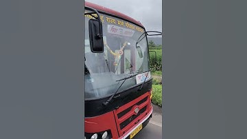 MSRTC Bs6 Tata Lal Pari On Vita Swargate Route Overtaking
