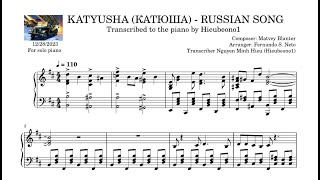 KATYUSHA (КАТЮША) - Russian folk song (Original sound)