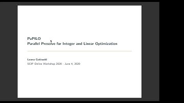 PaPILO - Parallel Presolve for Integer and Linear Optimization