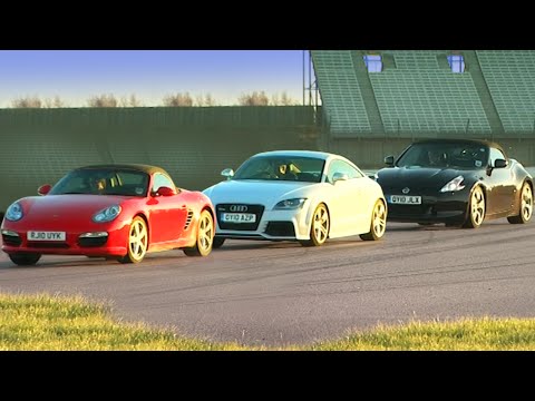 Audi TT RS vs Porsche Boxter S vs Nissan 370Z #TBT - Fifth Gear