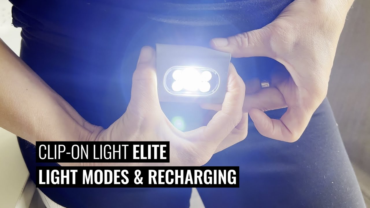 AVANTO Clip-on Light Elite Light Modes and Recharging - YouTube