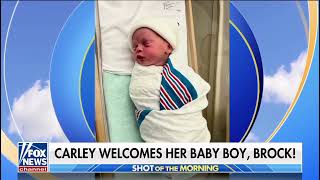 Carley Shimkus’s first baby