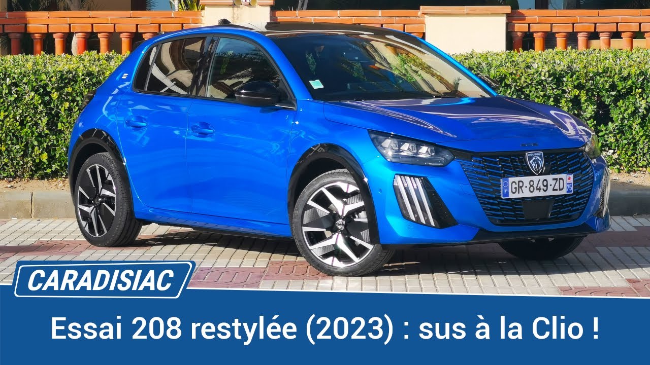 Essai - Peugeot 208 restylée (2023) : sus à la Clio ! 