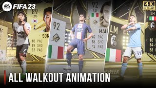 FIFA 23 | All Walkout Animation | 4K 60FPS