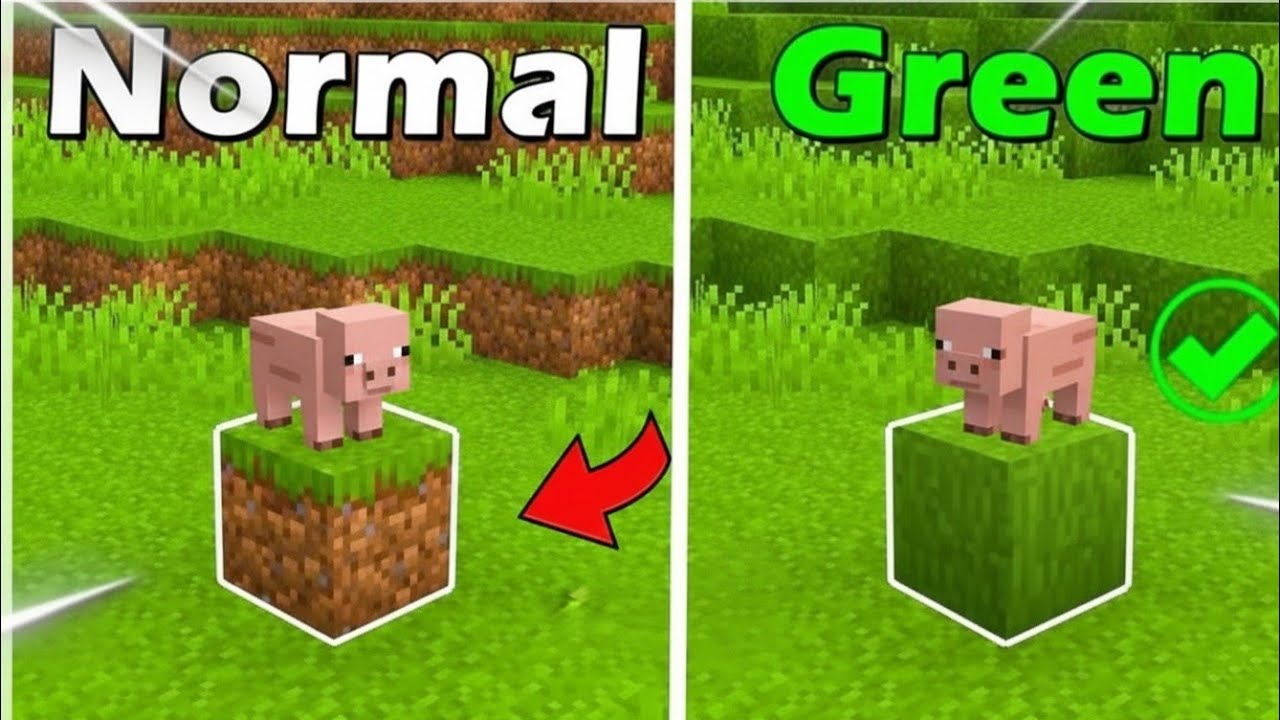 🎮 Full Grass Block Texture Pack for Minecraft | No Dirt Sides! 🌱🔥 ...