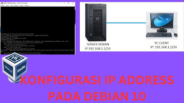 CARA KONFIGURASI IP ADDRESS DEBIAN 10 PADA VIRTUALBOX