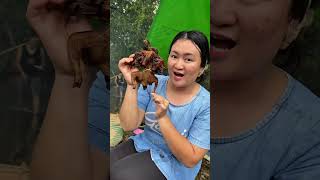 Masak sate buntut ayam dengan view yang sangat tenang😇