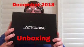 December 2018 Lootgaming Unboxing