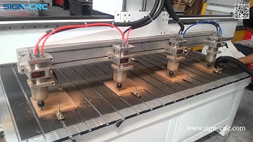 Multi-spindle cnc router, wood carving, China cnc router wood engraving
