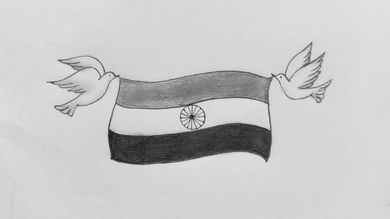 1980 Indian Flag Sketch Images Stock Photos  Vectors  Shutterstock