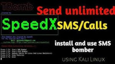 How to install TBomb in kali linux || make unlimited calls || and Unknown Number||