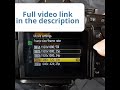 Record Video With The Nikon D5200 Or Similar DSLR Cameras #shorts