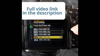 Record Video With The Nikon D5200 Or Similar DSLR Cameras #shorts