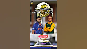 Rohit Sharma vs Ab De Villiers in ODI Cricket #shorts