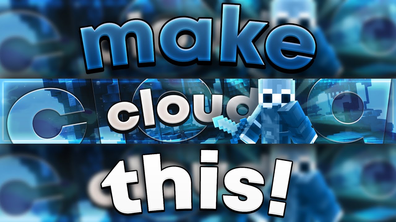 How To Make A Bedwars YOUTUBE BANNER! (GIVEAWAY)