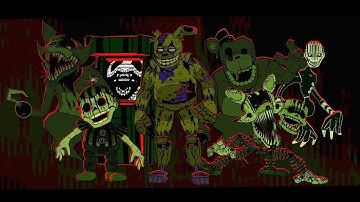 Retro FNaF 3 3D Model Showcase