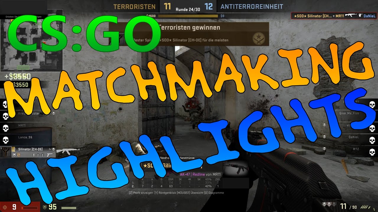CS:GO Matchmaking Highlights #01 | Farbspielstudio - YouTube