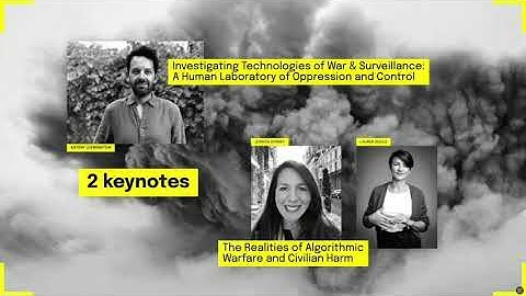 Opening Keynotes: Realities of Algorithmic Warfare and Investigating Technologies of War