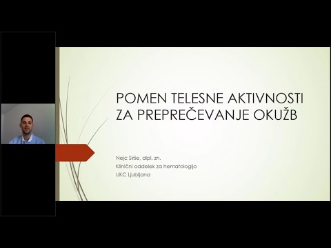 Pomen telesne aktivnosti za preprečevanje okužb.