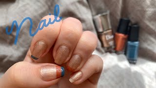 ほぼマニキュア最後ジェル｜セルフネイルOL｜夏先取り｜オフィスにも