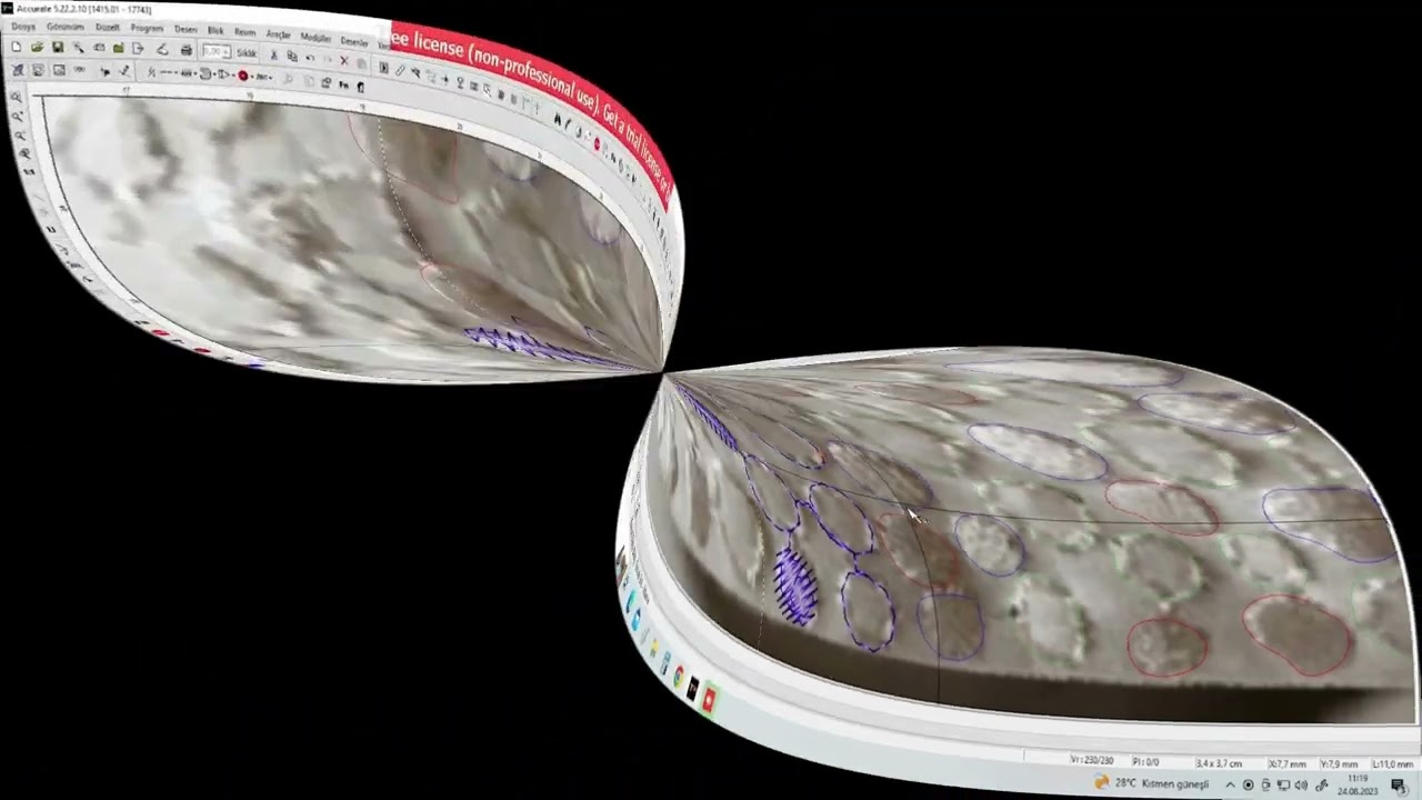 34.video Herhangi bir desen resminden raport çıkartma. Part 1