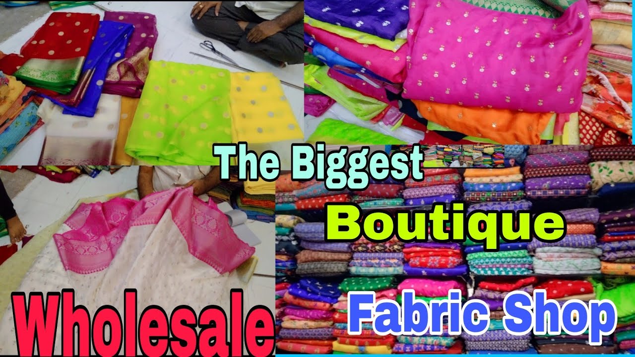 The biggest fabric store in Guntur Vasavi complex with price starting