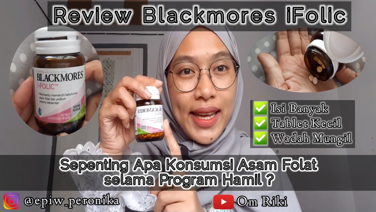 Rekomendasi Asam Folat untuk program hamil Review Blackmores ifolic