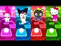 Hello kitty team  my melody  kuromi  chococat  hello kitty  gaming music tiles hop edm rush