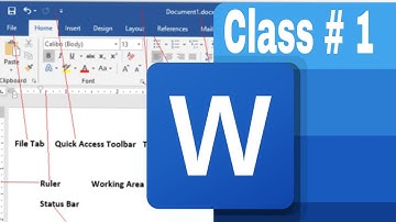 ms word 2010 full course in urdu class 1,》 Step by Step